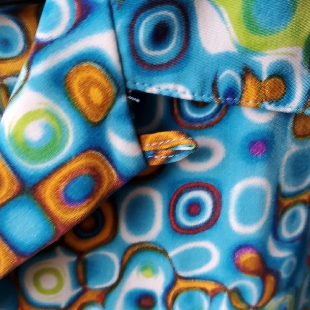 Silver POINT Authentic Original Graphic Ss Button Down Shirt XL - Picture 7 of 10